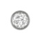 Certified 14K White Gold Antique Circle 1.5 Ct Diamond Pendant