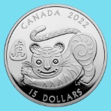 2022 Canada 1 oz Proof Silver Lunar Year of the Tiger
