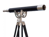 Floor Standing Brushed Nickel With Leather Anchormaster Telescope 50in.