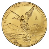 Mexico Gold Libertad Half Onza 2018 BU