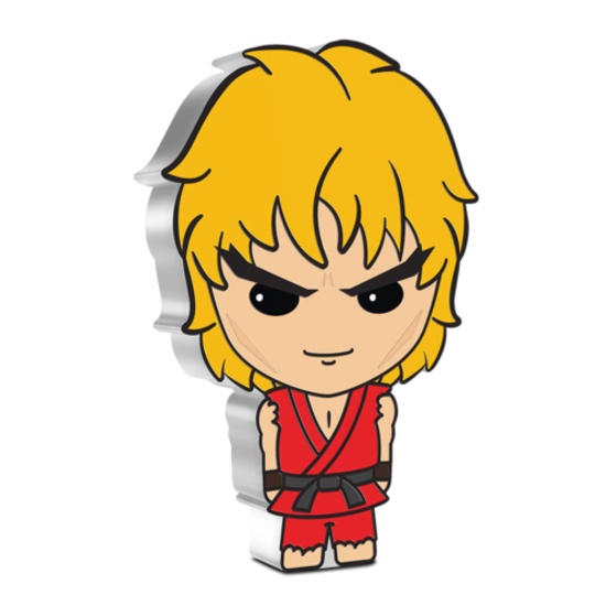 Chibi(R) Coin Collection ? Street Fighter(TM) Ken Masters 1oz Silver Coin