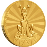 Mickey Mouse & Friends Retro Carnival - Pluto 1/4oz Gold Coin