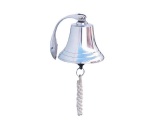 Chrome Hanging Harbor Bell 5.5in.