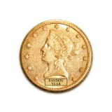 Early Gold Bullion $10 Liberty Almost Uncirculated