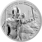 2021 1 oz Germania Knights of Malta Silver Coin 5 Euro