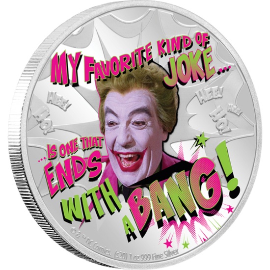 BATMAN(TM) Classic TV Series - THE JOKER(TM) 1oz Silver Coin