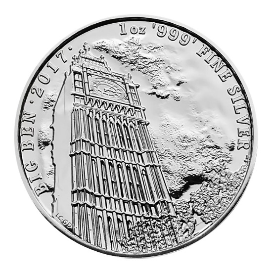 Great Britain 1 Ounce Silver 2017 Big Ben BU