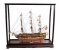 USS Constitution Large With Table Top Display Case