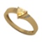 0.82 Ctw SI2/I1 Citrine And Diamond 10K Yellow Gold Ring