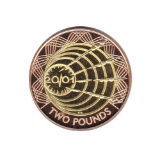 Great Britain 2 pounds gold PF 2001 Transatlantic Radio