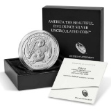 2020-P 5 oz Silver ATB American Samoa (w Box and COA)