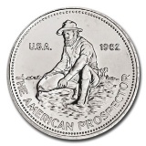 Silver Bullion 1 oz Engelhard Prospector Silver Round