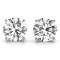 CERTIFIED 0.45 CTW F/SI1 LAB GROWN DIAMOND EARRINGS IN 14K WHITE GOLD