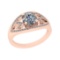 1.70 Ctw VS/SI1 Diamond 14K Rose Gold Ring