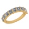 0.90 Ctw Diamond 14k Yellow Gold Eternity Band Ring