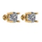 CERTIFIED 0.51 CTW ROUND F/VVS1 DIAMOND (LAB GROWN IGI Certified DIAMOND SOLITAIRE EARRINGS ) IN 14K