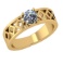 CERTIFIED 1 CTW E/VS2 ROUND (LAB GROWN IGI Certified DIAMOND SOLITAIRE RING ) IN 14K YELLOW GOLD
