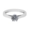 CERTIFIED 1.01 CTW D/VS1 ROUND (LAB GROWN IGI Certified DIAMOND SOLITAIRE RING ) IN 14K YELLOW GOLD