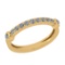 0.20 Ctw Diamond 14k Yellow Gold Eternity Band Ring