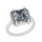 2.62 Ctw VS/SI1 Diamond 14K White Gold Anniversary Ring