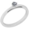 CERTIFIED 0.9 CTW D/SI1 ROUND (LAB GROWN IGI Certified DIAMOND SOLITAIRE RING ) IN 14K YELLOW GOLD