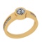 0.75 Ctw VS/SI1 Diamond 14K Yellow Gold Anniversary ring