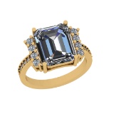 2.00 Ctw VS/SI1 Diamond 14K Yellow Gold Vintage Style Ring