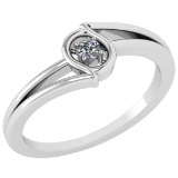 CERTIFIED 0.9 CTW G/SI2 ROUND (LAB GROWN IGI Certified DIAMOND SOLITAIRE RING ) IN 14K YELLOW GOLD