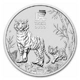 2022 Australia 1 oz Silver Lunar Tiger BU (Series III)