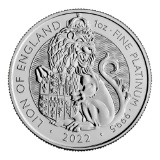 2022 British 1oz Platinum Tudor Beast Lion of England (BU)