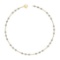 Certified 0.90 Ctw SI2/I1 Diamond 14K Yellow Gold Yard Necklace