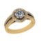 2.50 Ctw VS/SI1 Diamond 14K Yellow Gold Engagement Ring