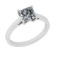 Certified 1.02 CTW (1 Pcs Princess LAB GROWN IGI Certified DIAMOND ) Diamond Solitaire 14k Ring J/VV