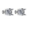 CERTIFIED 1.21 CTW ROUND E/SI2 DIAMOND (LAB GROWN IGI Certified DIAMOND SOLITAIRE EARRINGS ) IN 14K