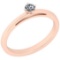 CERTIFIED 0.7 CTW D/VS1 ROUND (LAB GROWN IGI Certified DIAMOND SOLITAIRE RING ) IN 14K YELLOW GOLD