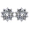 CERTIFIED 2.05 CTW ROUND H/SI2 DIAMOND (LAB GROWN IGI Certified DIAMOND SOLITAIRE EARRINGS ) IN 14K