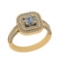1.00 Ctw VS/SI1 Diamond 14K Yellow Gold Vintage Style Ring
