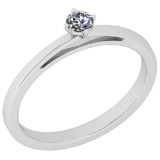 CERTIFIED 1.59 CTW G/VVS1 ROUND (LAB GROWN IGI Certified DIAMOND SOLITAIRE RING ) IN 14K YELLOW GOLD
