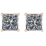 Certified 0.9 CTW Diamond (LAB GROWN IGI Certified DIAMOND Stud Earrings ) G/VS1