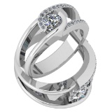 1.20 Ctw VS/SI1 Diamond 14K White Gold Engagement Ring