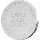 Expo 2020 Dubai Official Emblem - 40g Silver Medallion - English