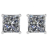 Certified 1.01 CTW Diamond (LAB GROWN IGI Certified DIAMOND Stud Earrings ) G/SI2