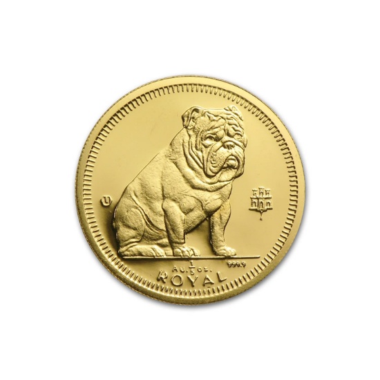 Gibraltar 5th Royal Gold 1996 Bulldog