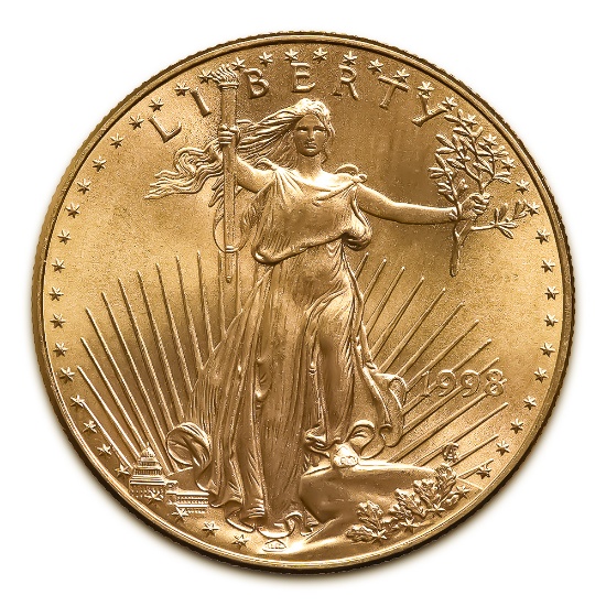 1998 American Gold Eagle 1/4 oz Uncirculated