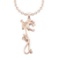 14k Rose Gold Men's Fashion Wild Animal Necklace Weight Approx 10.00 Gram