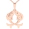 14k Rose Gold Fish /Zodiac symbol Pendant Necklace Weight Approx 5.80 Gram