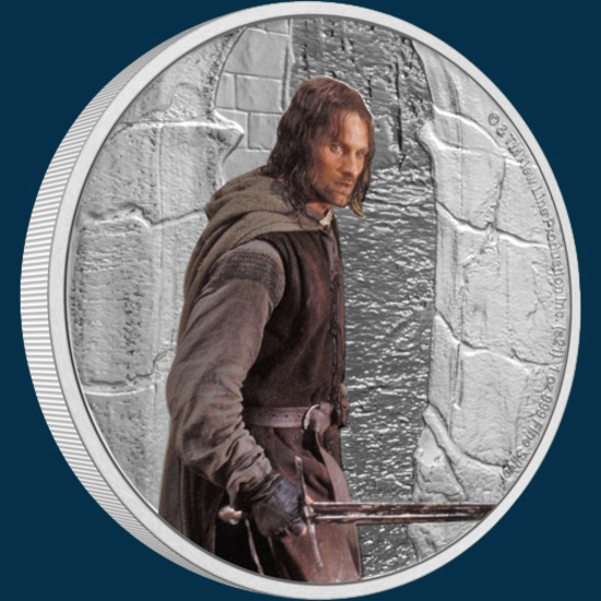 THE LORD OF THE RINGS(TM) Collection Coin - Aragorn 1oz Silver Coin