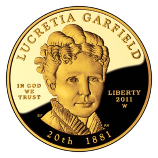 First Spouse 2011 Lucretia Garfield Proof