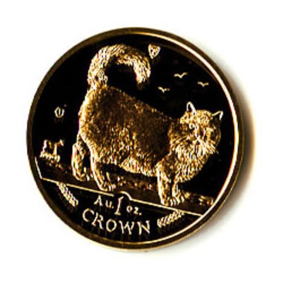 Isle of Man Gold Cat 1 Ounce 1998