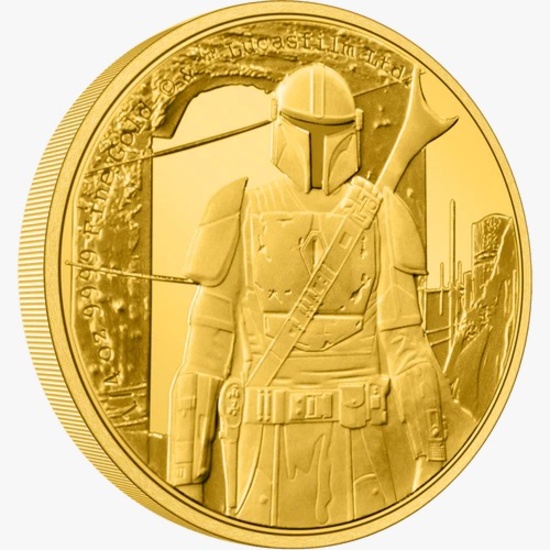 The Mandalorian(TM) Classic ? The Mandalorian(TM) 1/4oz Gold Coin The Mandalorian(TM) Classic ? The